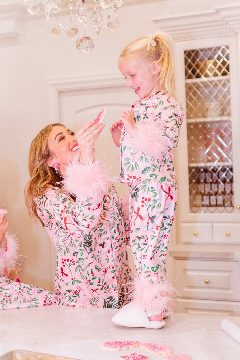 PINK CHRISTMA SHEIDI CUTE PAJAMAS