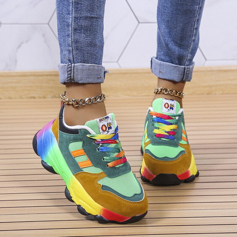 2024 Great Deals Comfortable Fashion Colorful Sneakers