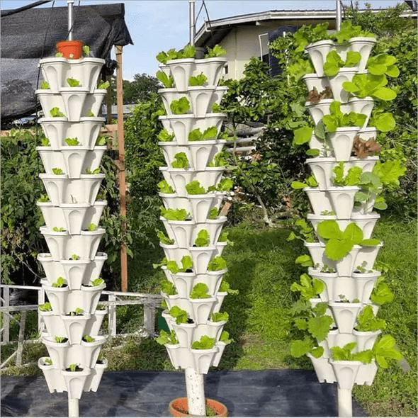 🌼Plant Festival Special 49% OFF-Stand Stacking Planters Strawberry Planting Pots