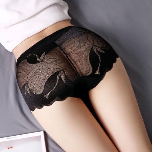 💝Hot Sale 💝-Ladies Silk Lace Handmade Underwear Pack (Buy 2 Get 1 Free)