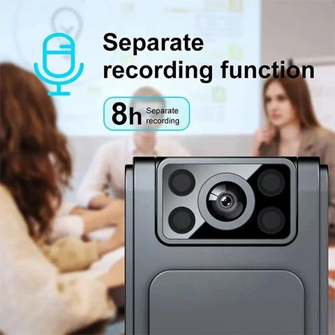 📸 【Capture Beautiful Moments】🔥Portable HD 1080P Noise Reduction Camera