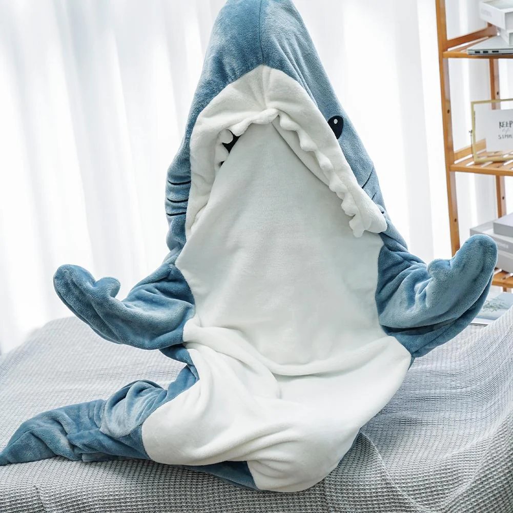 🔥SALE🔥 Shark Blanket Walking on the beach