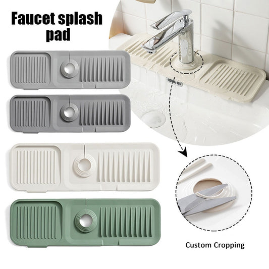 Kitchen sink drain mat