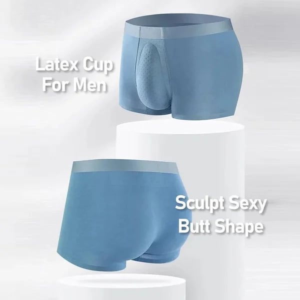 Men's Organic Latex Support Pouch Trunks