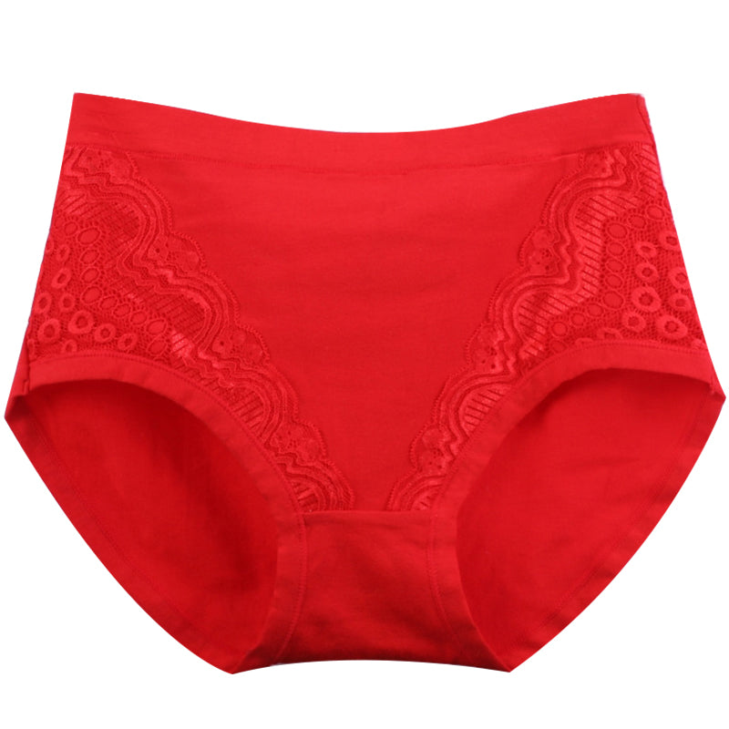 2024 Plus Size High Waist Leak Proof Cotton Panties - Hot Sale 48% OFF