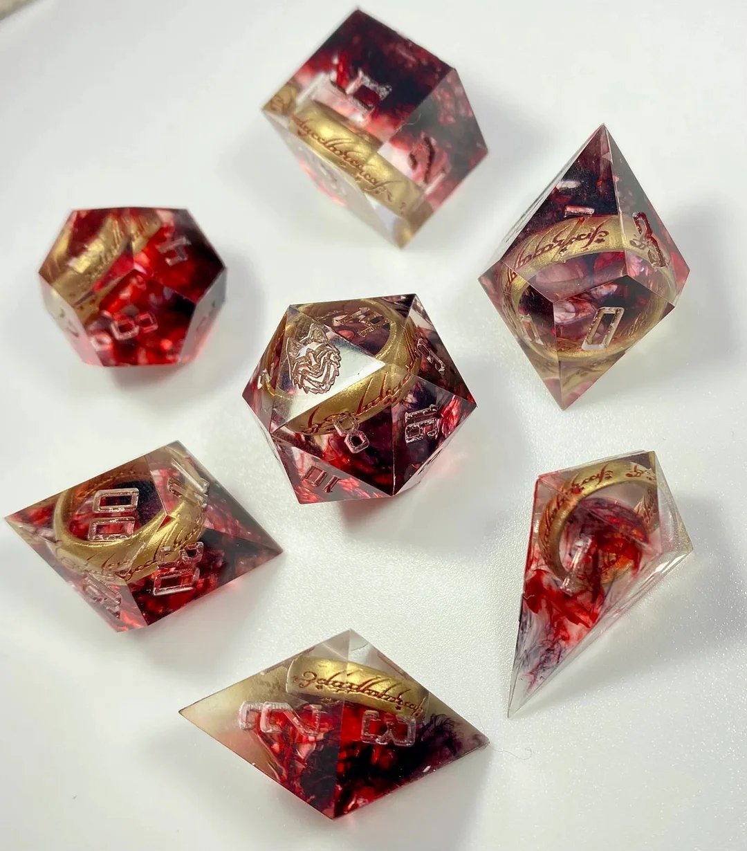 🔥Last Day 75% OFF💥-Ring Polyhedral Dice Set