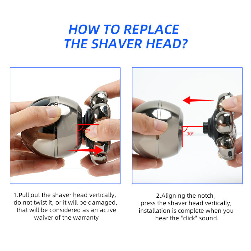 5-in-1 Electric Head Shaver and Grooming Kit