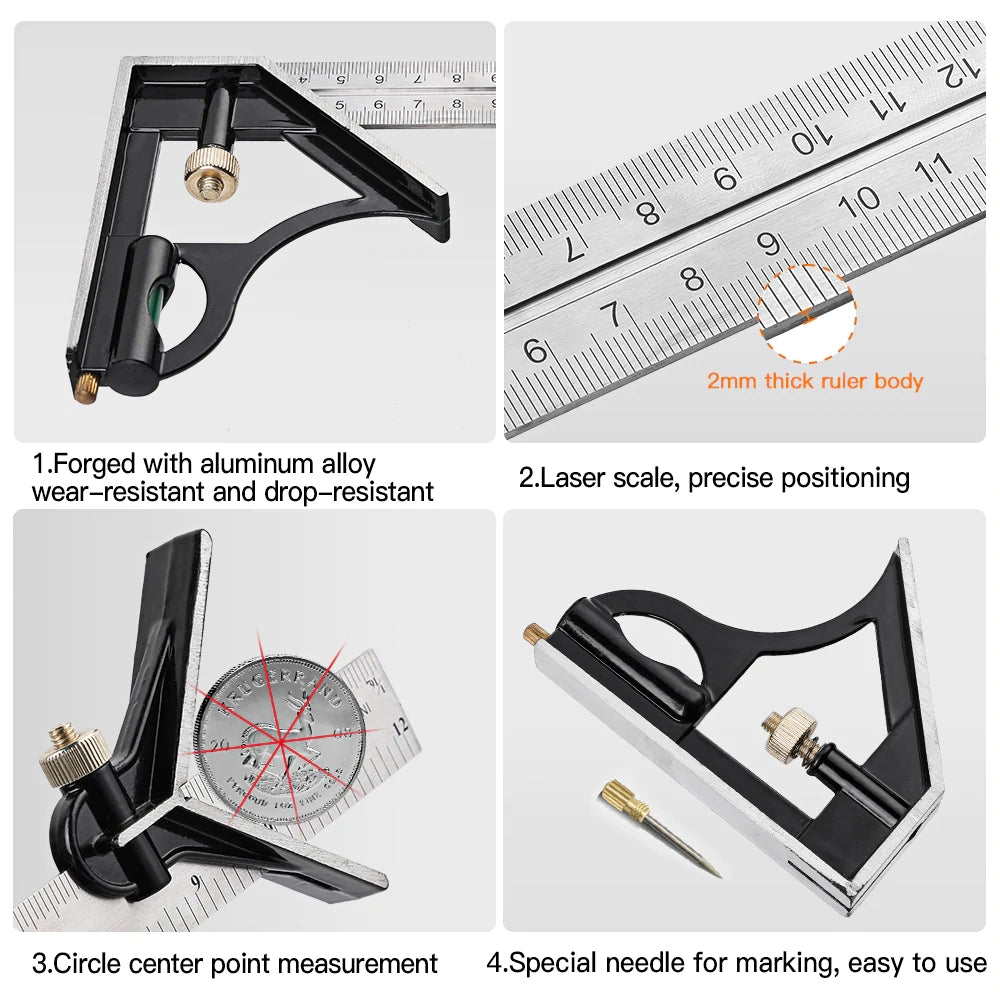 Multifunctional Combination of Movable Angle Ruler Set – msheep.com