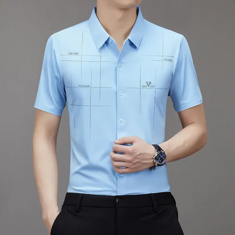 🔥LAST DAY 49% OFF - MEN'S ICE SILK BUSINESS SHIRT(BUY 2 FREE SHIPPING)