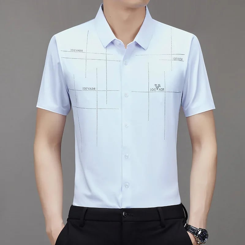 🔥LAST DAY 49% OFF - MEN'S ICE SILK BUSINESS SHIRT(BUY 2 FREE SHIPPING)