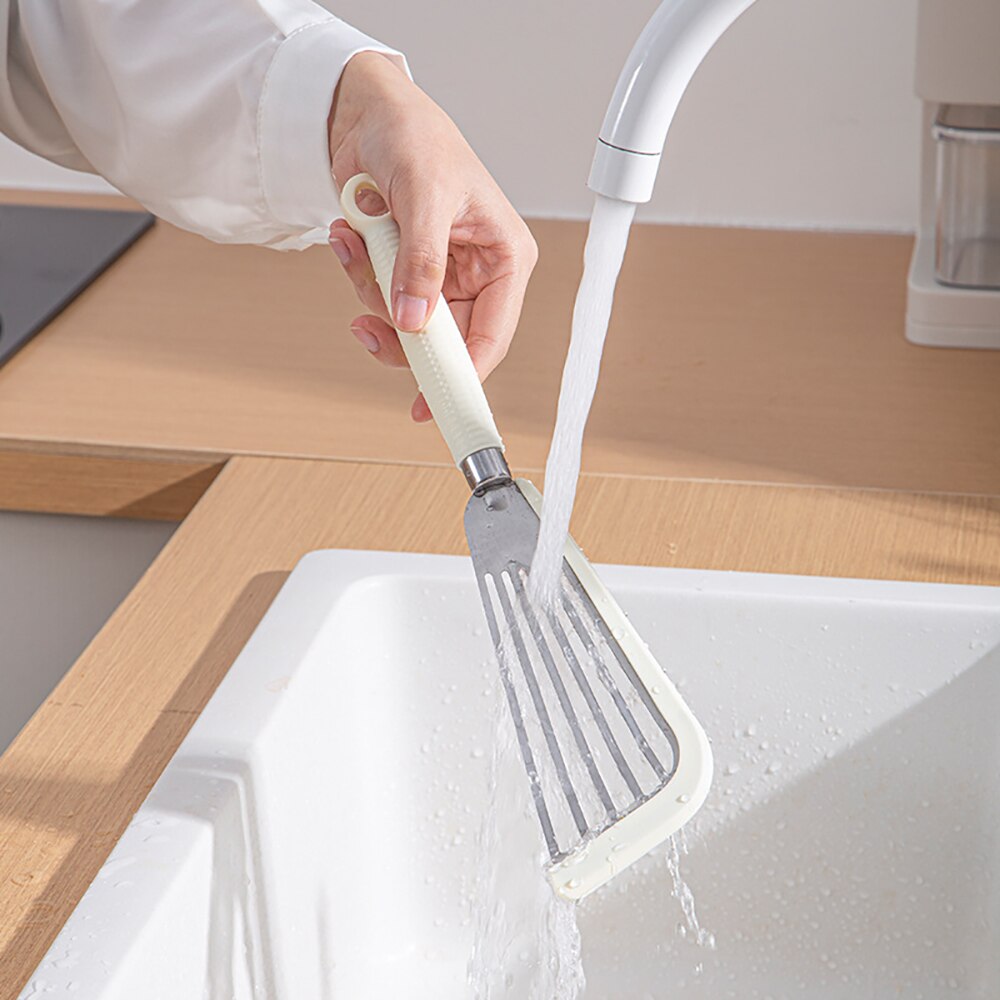 Stainless Steel Frying Spatula Nonstick Silicone Kitchen Tools