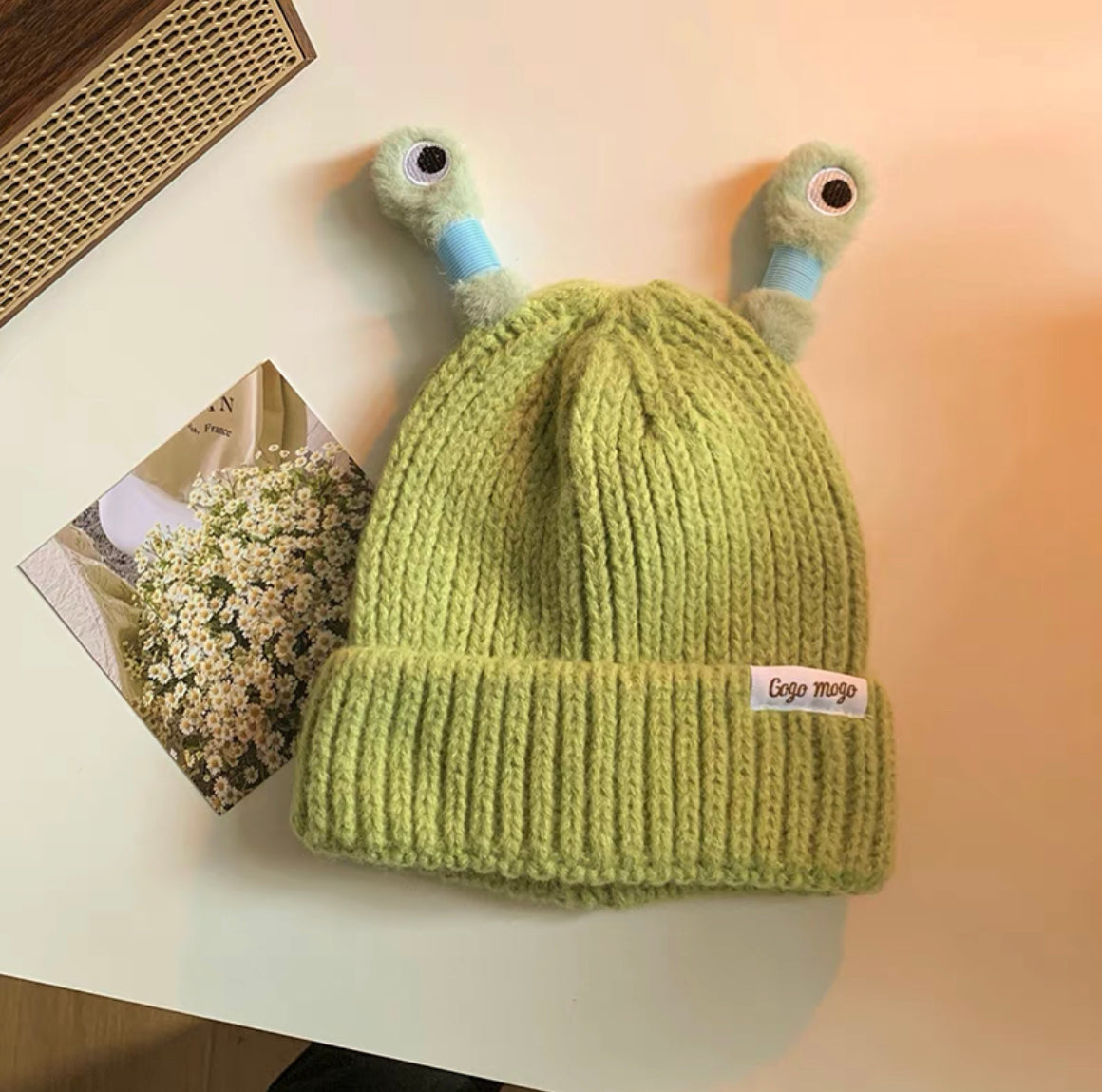 🔥HOT SALE - 49% OFF🔥Child Cute Glowing Little Monster Knit Hat