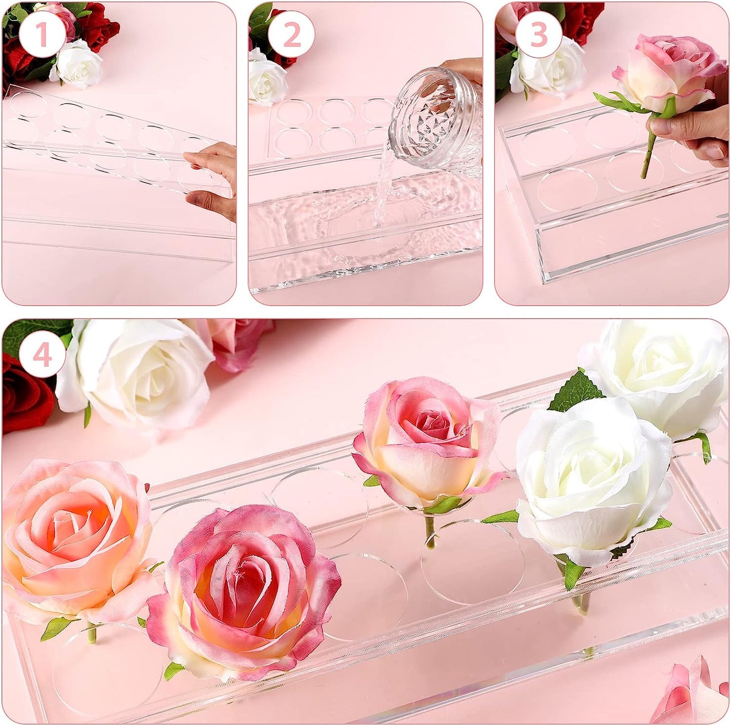 Clear Acrylic Flower Vase💓Mother's Day Gift (Buy 3 Free Shipping)