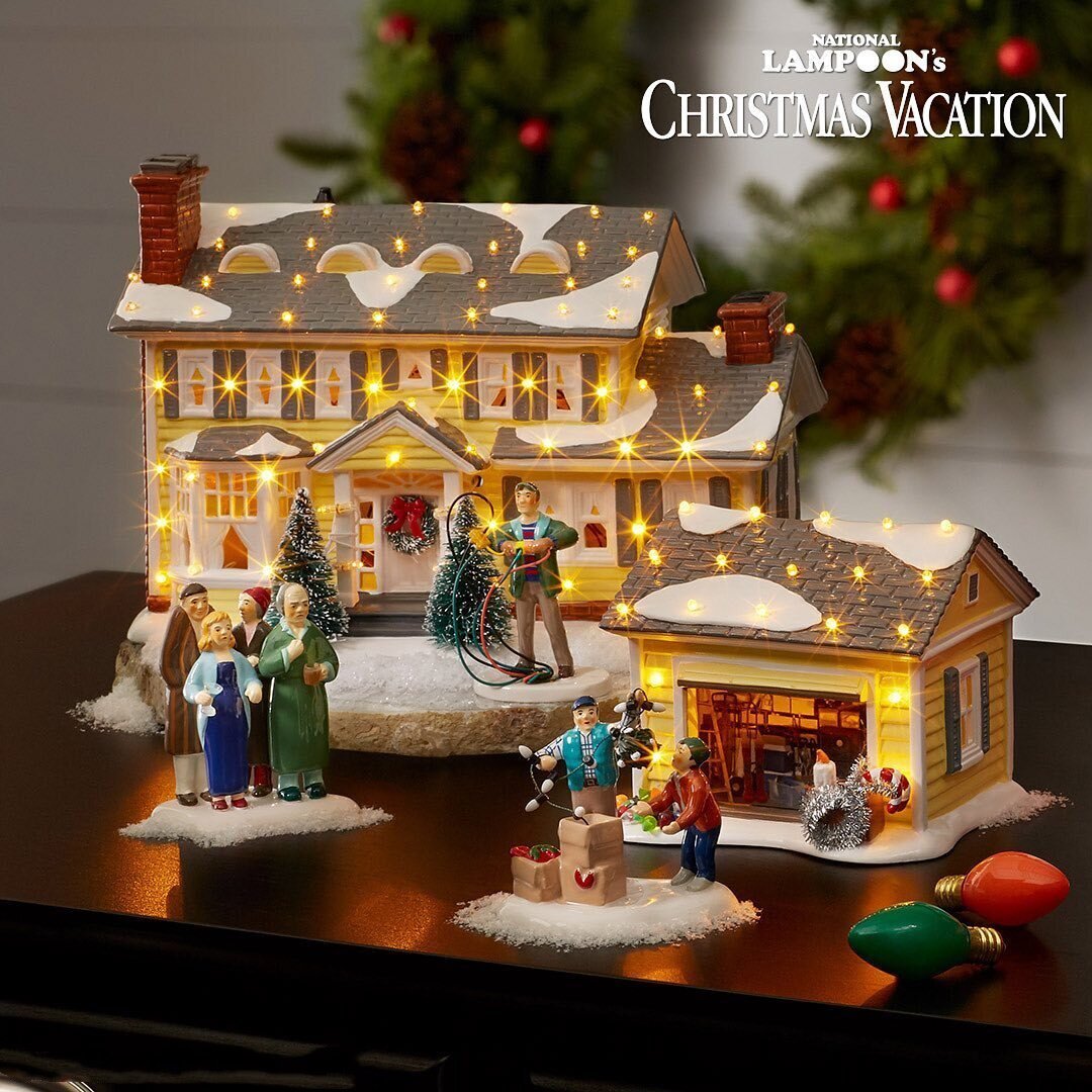 🎅Collector's Edition-National Lampoon's Christmas Vacation Lighted Building