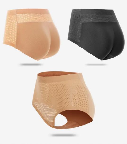 Seamless hip padded panties