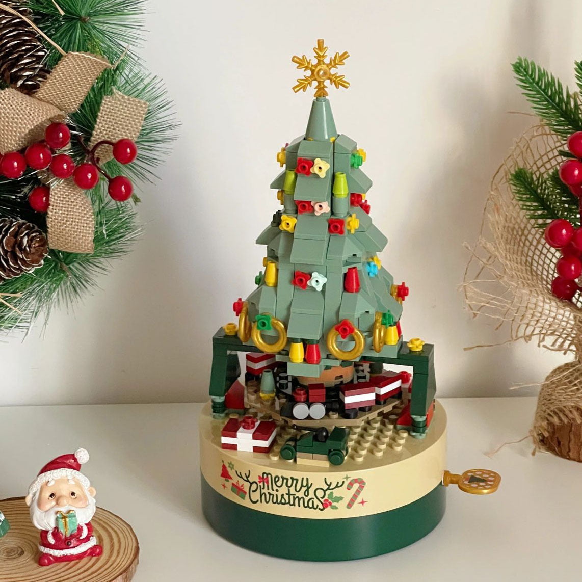 🎄Early Christmas Sales 49% OFF—— DIY Christmas Tree Brick Music Box🎵