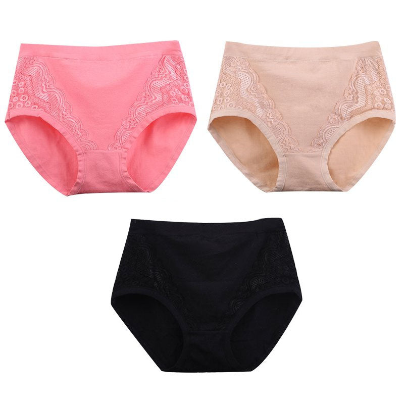 2024 Plus Size High Waist Leak Proof Cotton Panties - Hot Sale 48% OFF