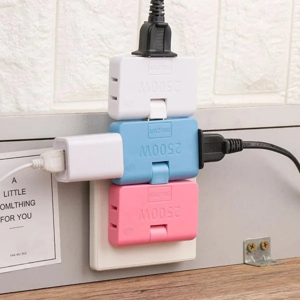 (🔥Last Day Promotion)🔥Rotatable Socket Converter One In Three 180 Degree Extension Plug