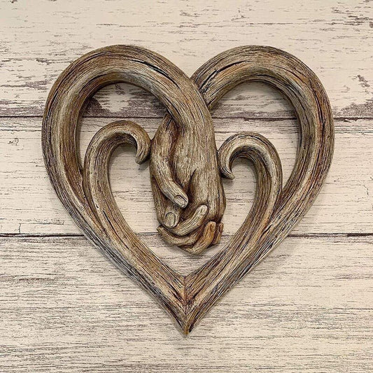 🎁SALE-49%OFF-🔥Heart Holding Hands Wall Decor - Forever Love