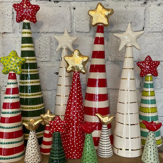 Merry Christmas Art Ceramic Christmas Tree Decoration