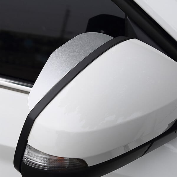 2pcs Car Rear View Mirror Rain Eyebrow Visor