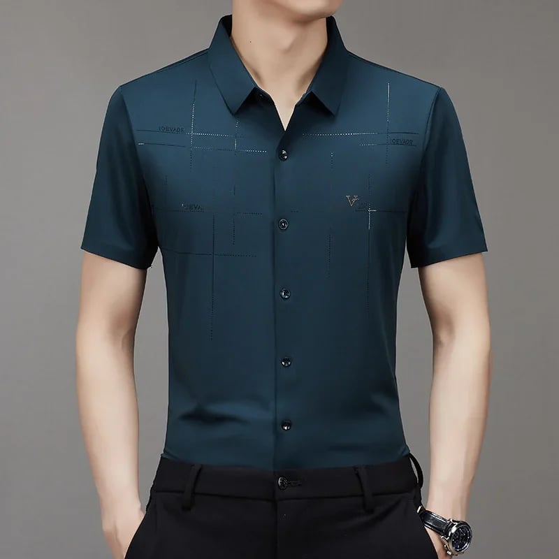 🔥LAST DAY 49% OFF - MEN'S ICE SILK BUSINESS SHIRT(BUY 2 FREE SHIPPING)