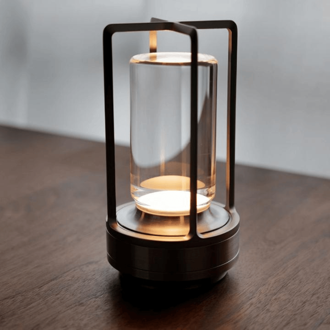 Desktop metal night light decoration Crystal Lantern