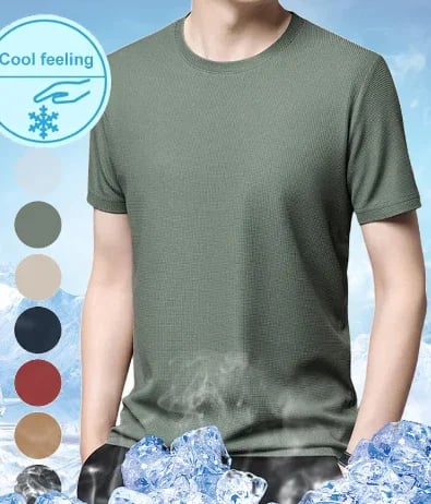 Waffle woven ice silk breathable T-shirt(✨Free shipping for 2 pieces✨)