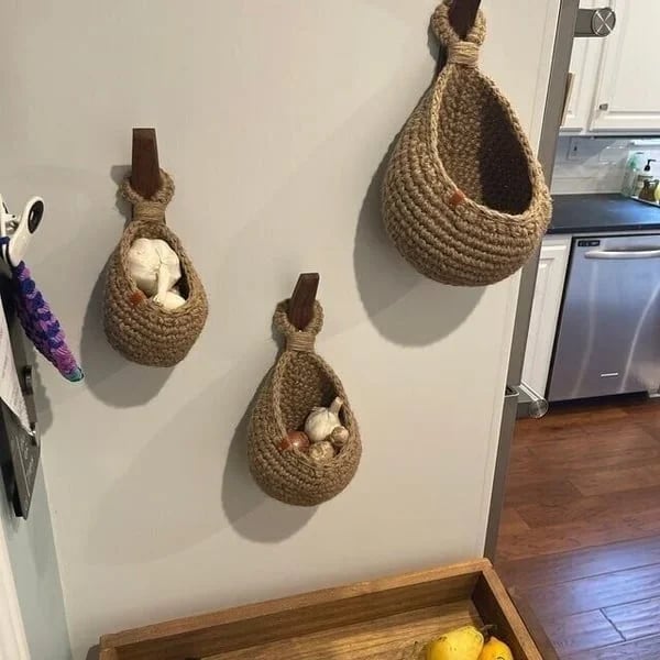 Last Day 70% Discount🔥Hanging Wall Vegetable Fruit Baskets