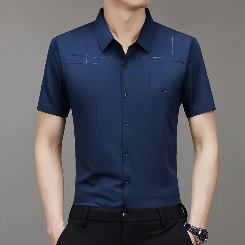 🔥LAST DAY 49% OFF - MEN'S ICE SILK BUSINESS SHIRT(BUY 2 FREE SHIPPING)