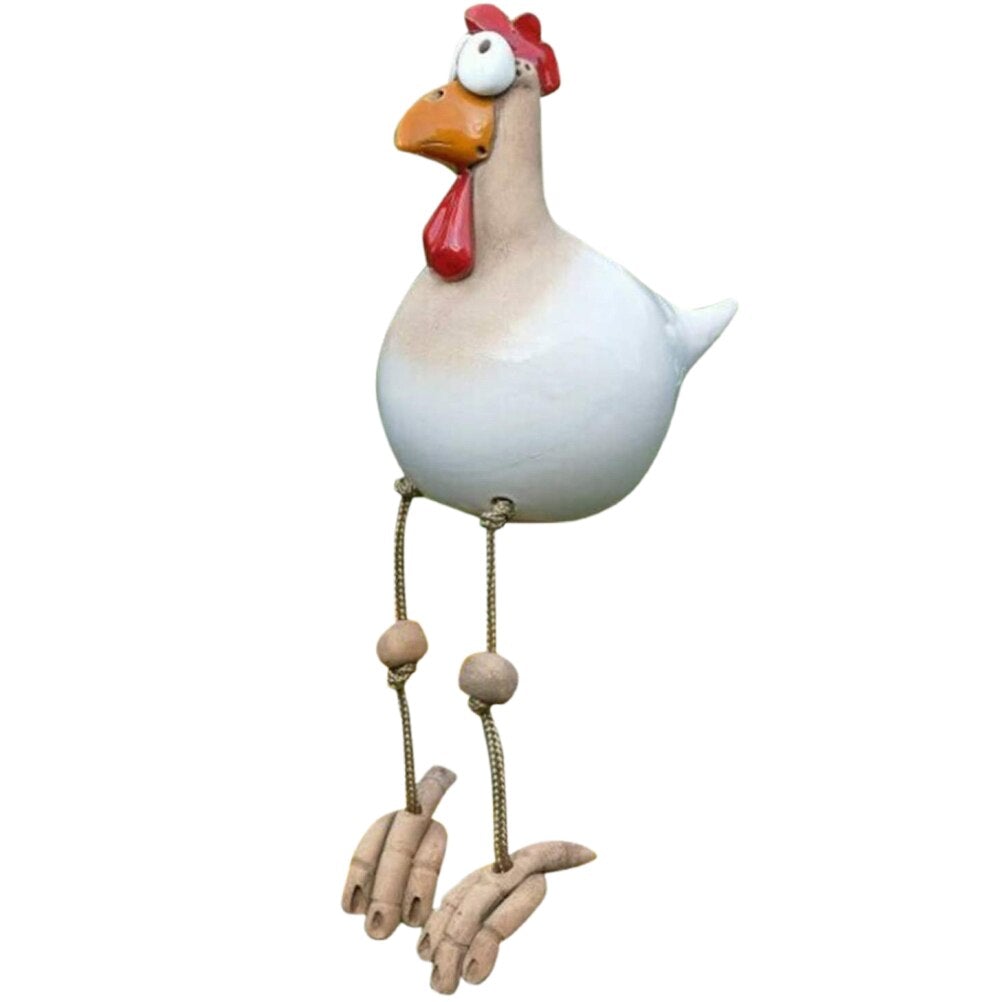 Funny Chickens Garden Decoration