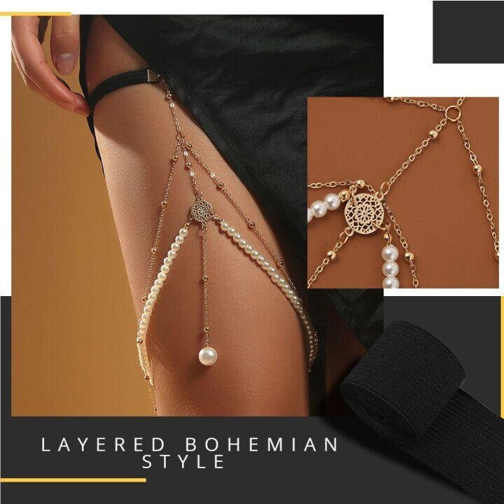 (🎅XMASSale - 50% OFF)🔥Glamorous Thigh Chain Jewelry--Let the thighs exude charm.