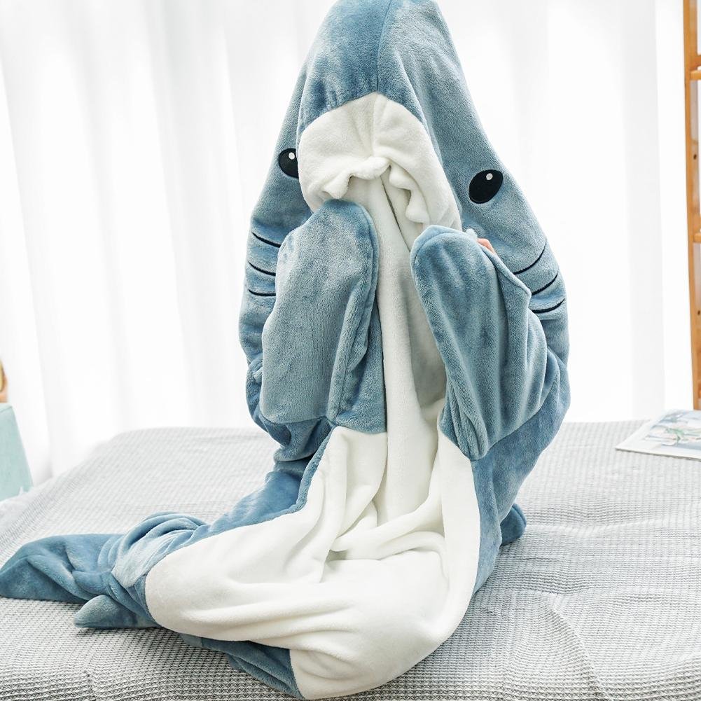 🔥SALE🔥 Shark Blanket Walking on the beach