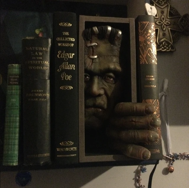 🔥Peeping On The Bookshelf Booknook
