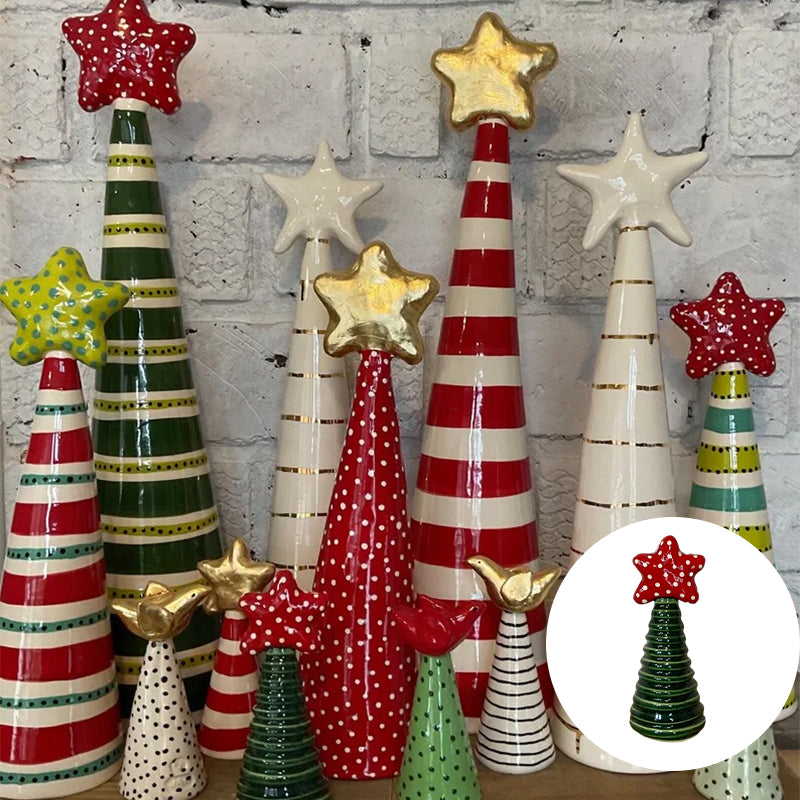 Merry Christmas Art Ceramic Christmas Tree Decoration