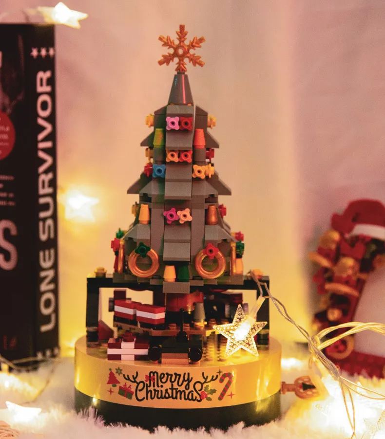 🎄Early Christmas Sales 49% OFF—— DIY Christmas Tree Brick Music Box🎵